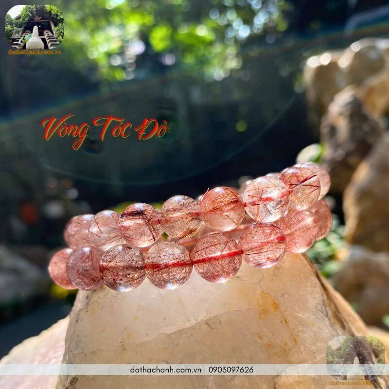 Vòng tóc đỏ bùa hộ mệnh cho tình duyên và sức khỏe 23 Vòng tóc đỏ