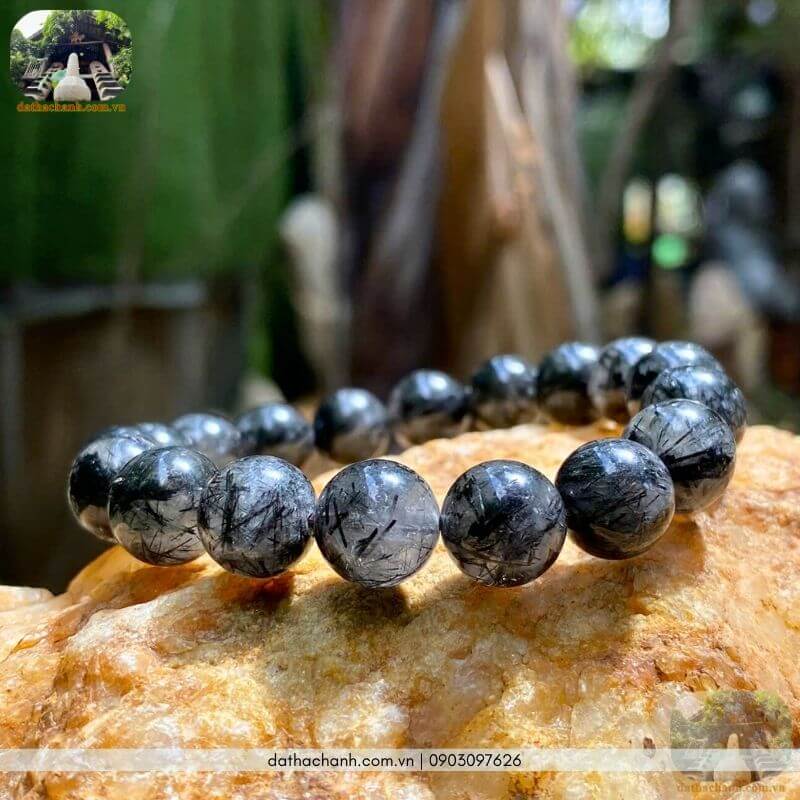 vòng thạch anh tóc đen