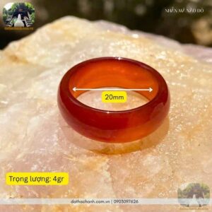 nhẫn mã não đỏ