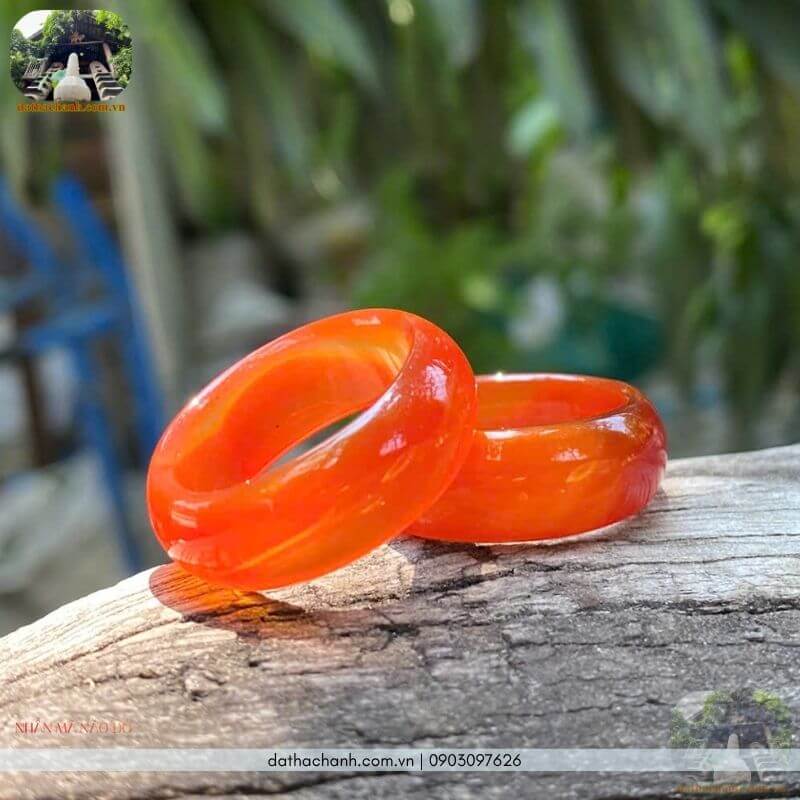Nhẫn mã não đỏ phong thủy – Tăng vận khí, hút tài lộc 43 nhẫn mã não đỏ