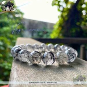 thạch anh tóc đen 12 ly