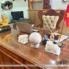 đá thạch anh hồng nguyên khối