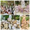 đá thạch anh hồng nguyên khối
