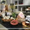 đá thạch anh hồng nguyên khối