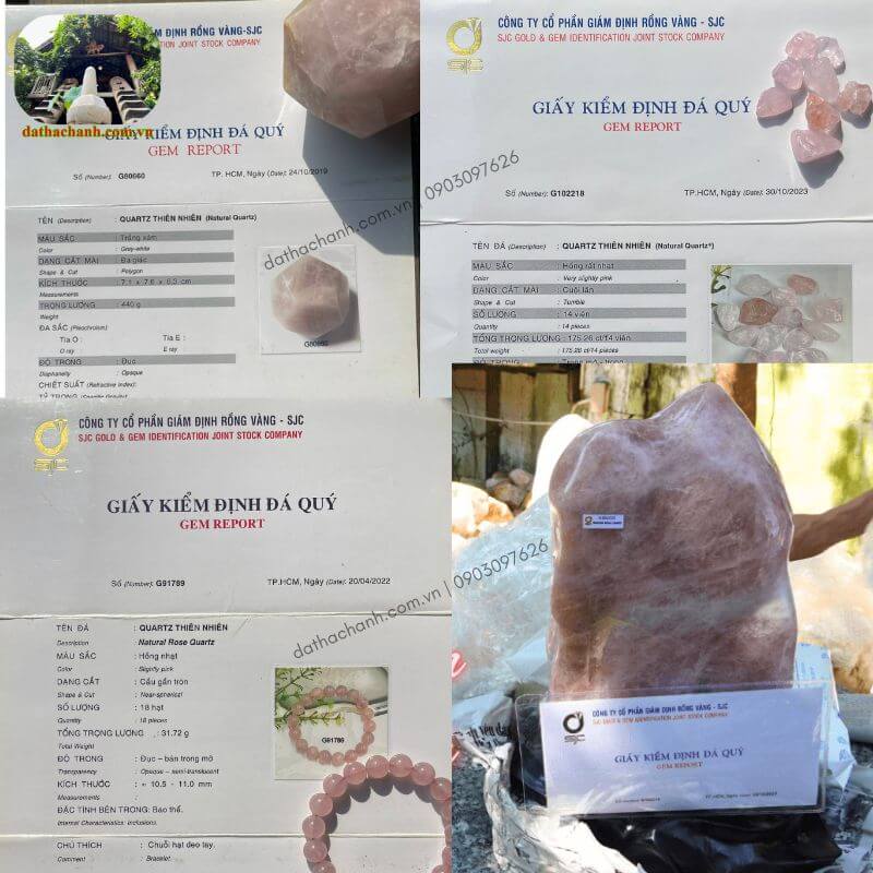Đá thạch anh màu hồng 41 đá thạch anh màu hồng
