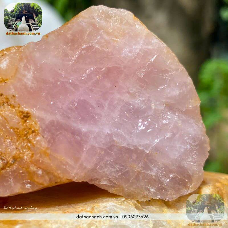 Đá thạch anh màu hồng 37 đá thạch anh màu hồng
