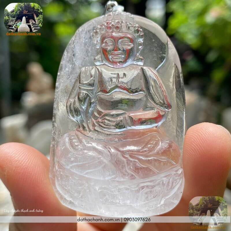 Dây chuyền thạch anh trắng 39 dây chuyền thạch anh trắng