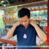 mặt Phật Di Lặc đá thạch anh