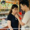 mặt phật thạch anh trắng