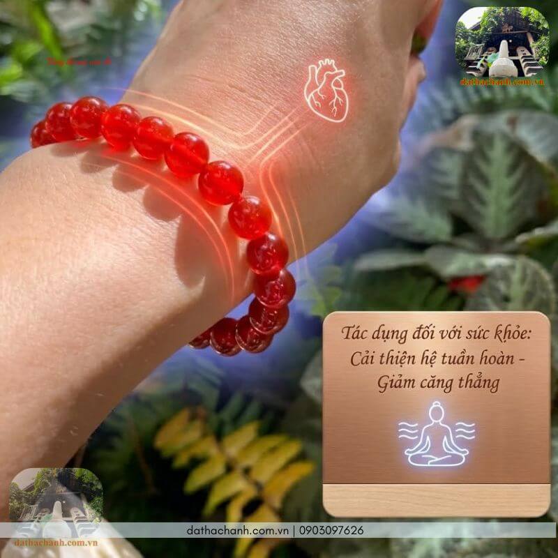 vòng đá mã não đỏ