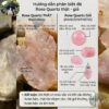 Đá rose quartz (thạch anh hồng): Tổng quan, ý nghĩa và ứng dụng từ A-Z 17 thạch anh hồng