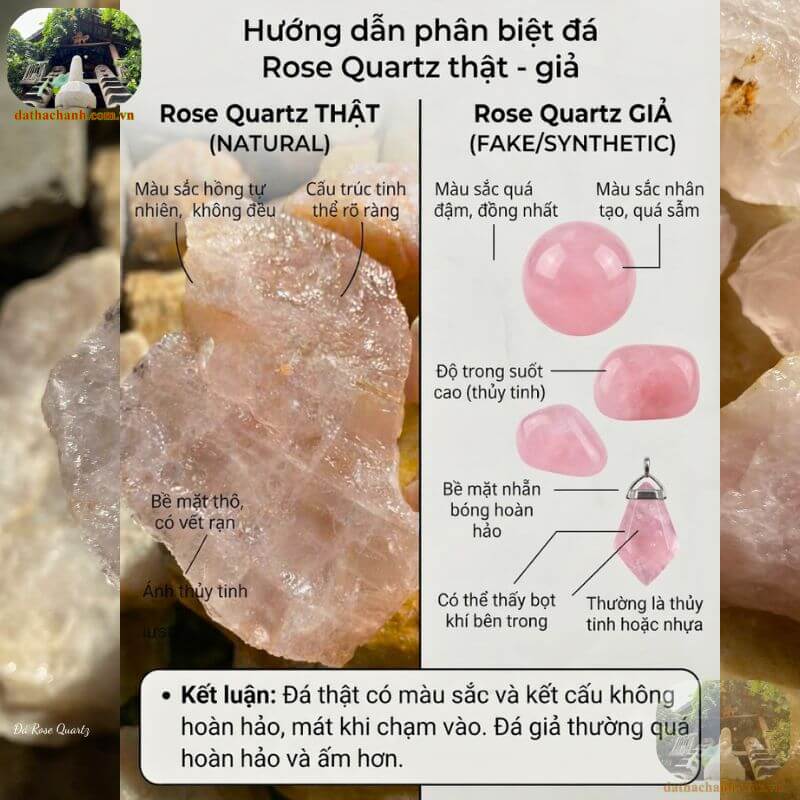Đá rose quartz (thạch anh hồng): Tổng quan, ý nghĩa và ứng dụng từ A-Z 24 thạch anh hồng