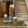 Đá thạch anh đa sắc bỏ chai/lọ thủy tinh trang trí