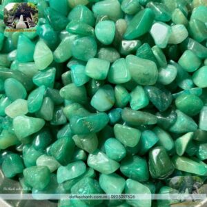 Đá thạch Anh 11 Đá thạch anh xanh lá vụn tự nhiên, dùng rải nền nhà, trang trí phong thủy