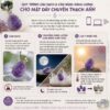 Cách vệ sinh và nạp năng lượng cho mặt dây chuyền đá thạch anh tím