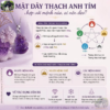 Mặt dây chuyền đá thạch anh tím hợp mệnh nào, ai nên đeo