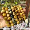 Vòng tay đá thạch anh mắt hổ tự nhiên chuỗi hạt tròn đơn giản