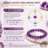 Cách chọn số lượng hạt vòng tay chuẩn phong thủy cho mệnh Hỏa